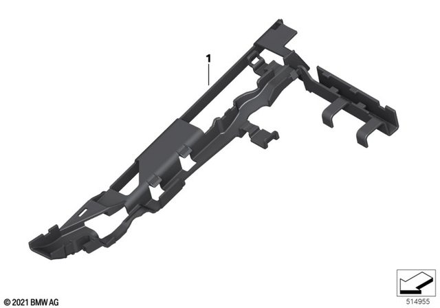 65121540375 - General Electrical System: Cable Duct -  for BMW-Motorrad Image