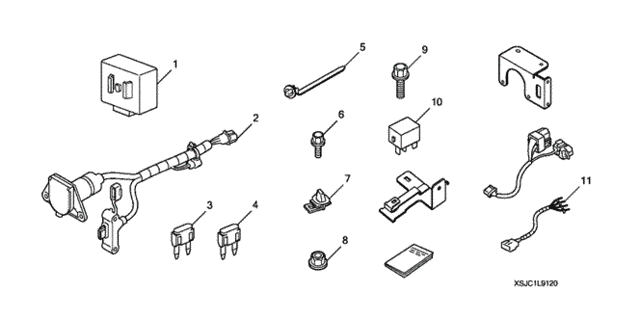 Trailer Hitch Harness (1) for 2007 Honda Ridgeline #0