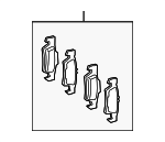 44204420 - Brakes: Brake Pads for Mercedes-Benz Image