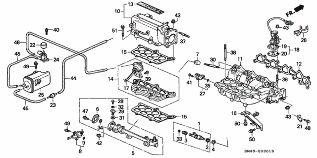 Intake Manifold (2) for 1991 Honda Accord #0