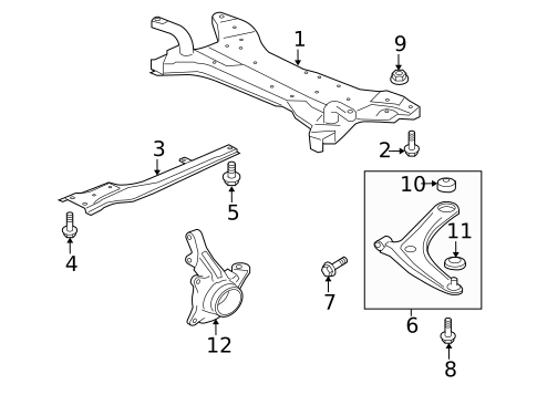 Suspension Components for 2017 Mitsubishi Lancer #0