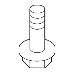 MU000611 - Suspension: Lower Control Arm Rear Bolt for Mitsubishi Image