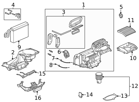 Condenser, Compressor & Lines for 2006 Saturn Ion #2
