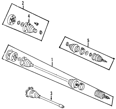 Axle Shafts & Joints for 2003 Volkswagen Beetle #0