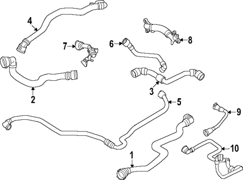 Hoses & Lines for 2025 BMW X5 #0