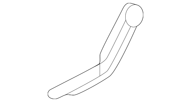 Genuine GM OEM Recline Handle 84532725 - For GMC & General Motors Second Row Seats (Part #18 On Diagram)