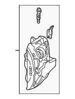 4D0615107D - : Disc Brake Caliper for Audi Image