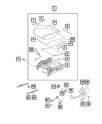 68596270AA - : Manual Seat Adjuster for Mopar Image