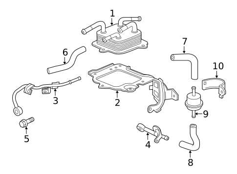 Trans Oil Cooler for 2012 Honda Crosstour #0