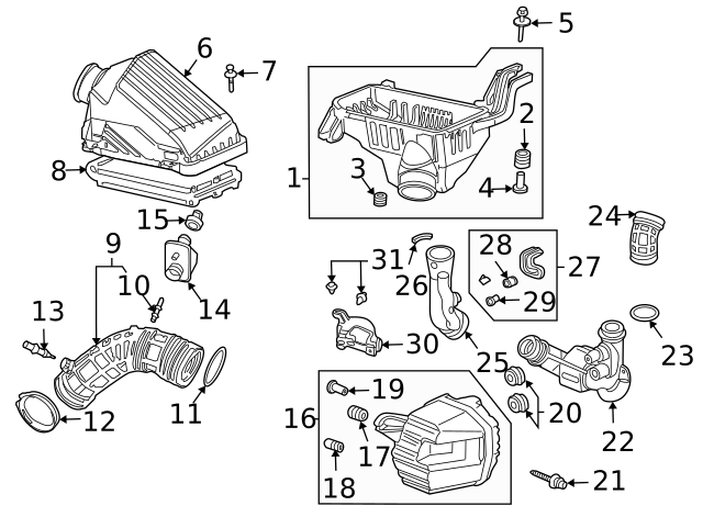 17244P72000 - Engine: Air Tube Spring for Acura Image