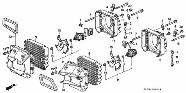 A/C Air Conditioner (Condenser) for 1998 Acura NSX #0