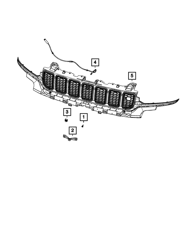 68408121AC - Electrical: Camera Bracket for Jeep: Grand Cherokee, Grand Cherokee L Image