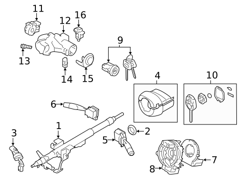 Anti-Theft Components for 2021 Subaru Impreza #1