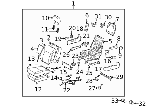 Power Seats for 2008 Toyota Sienna #3