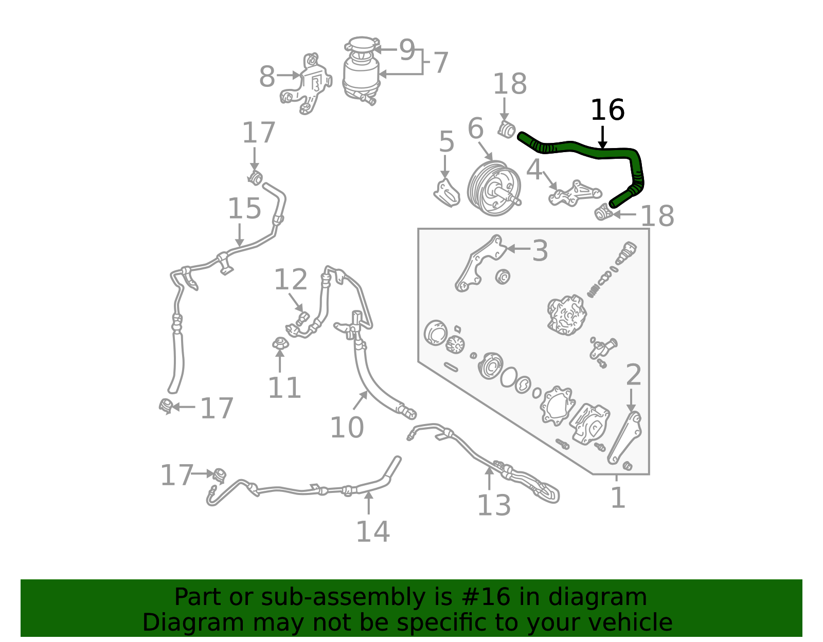 44348-06180 - Reservoir Hose | Discount Parts Monster