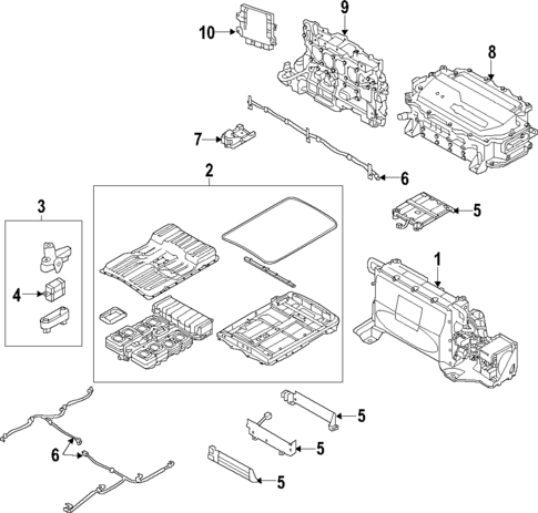 Traction Motor Components for 2017 Nissan LEAF #0