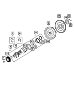 5038113AD - 6.2L Gas; Engine: Flywheel for Mopar Image