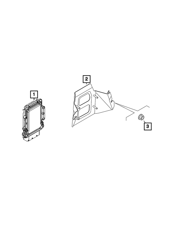 68595981AA - Electrical: Rear Axle Control Module for Mopar Image