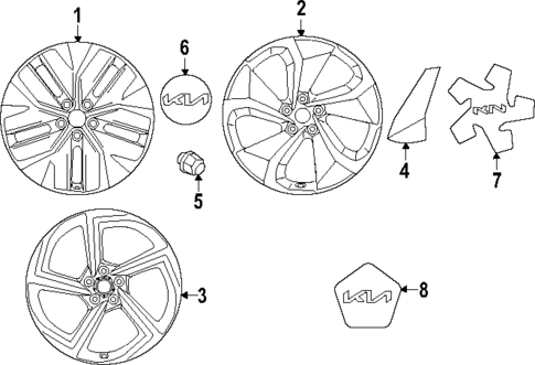 Wheels for 2024 Kia EV6 #0