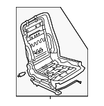 871054DP6A - : Seat Frame for Nissan Image