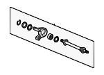 44500T4PJ00 - Suspension: Intermediate Shaft for Honda Image