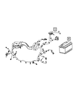 68600291AD - Electrical: Battery Wiring for Ram: 1500 Image