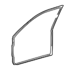 2027200978 - Body: Door Weather-strip for Mercedes-Benz Image