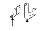 81041FL010 - Electrical: Battery Cable Bracket for Subaru Image