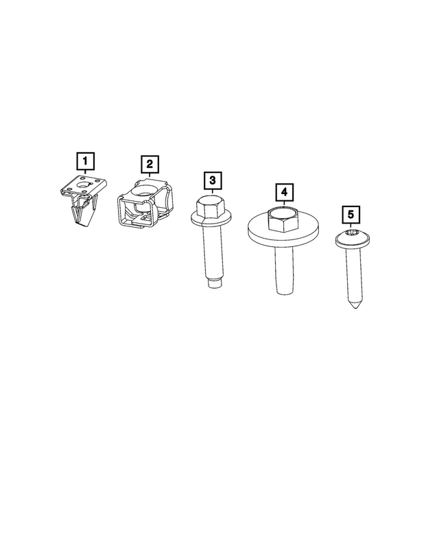 68171979AA - Electrical: Tapping Screw for Mopar Image