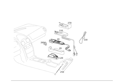Car Phone, Voice Control System and Distress Call for 2008 Mercedes-Benz SLR McLaren #0