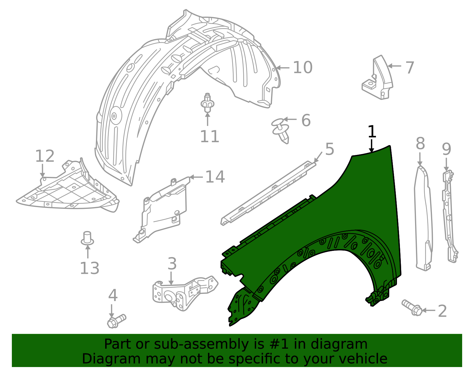 DGY9-52-200 - Fender 2020-2025 Mazda CX-30 | Mazda-Parts