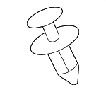 GJ2168885B02 - Body: Fender Ledge Cover Fastener for Mazda Image