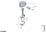 11247671250 - Engine: Connecting Rod Bolt for BMW Image