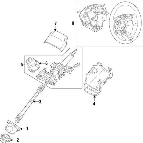 Steering Wheel for 2023 Mitsubishi Outlander Sport #0