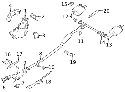 Mufflers for 2023 Nissan Altima #0