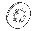 C2C8354 - Brakes: Rotor for Jaguar: S-Type, Super V8, Vanden Plas, XJ8, XJR, XK8 Image