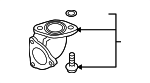 3H121131A - Cooling System: Flange for Audi: Q7 Image