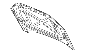 561823031G - : Hood for Volkswagen: Passat Image