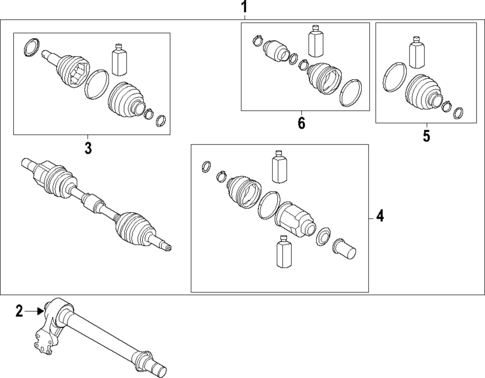 Axle Shafts & Joints for 2025 Kia Soul #0