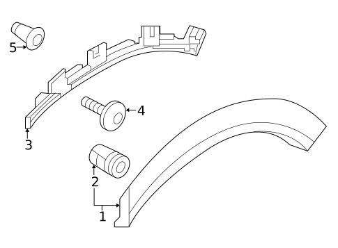 Exterior Trim - Quarter Panel for 2024 Audi SQ8 e-tron Sportback #0