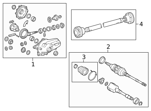 Carrier & Front Axles for 2018 Lexus GS F #0