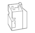 2044760636 - Emission System: Purge Valve Front Bracket for Mercedes-Benz Image