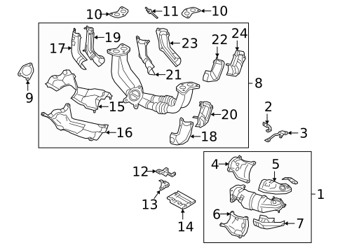 Exhaust Manifold for 2024 Subaru Ascent #0