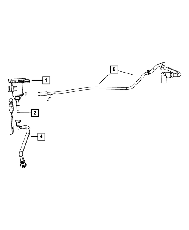 4578419AC - Emission Controls: Proportional Purge Solenoid Bracket for Mopar Image