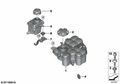 Expansion Tank for 2022 BMW M5 #0