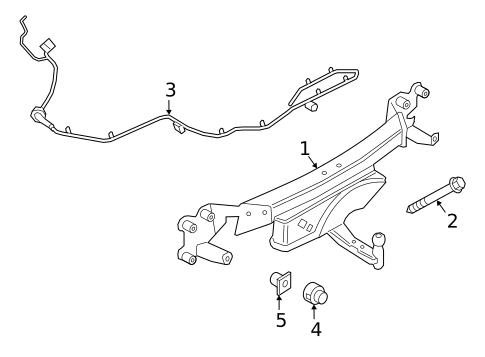 Trailer Hitch Components for 2020 Porsche Cayenne #0