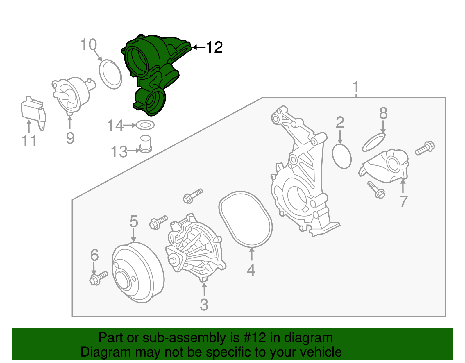 Thermostat Housing - Porsche (9A1-106-022-01)