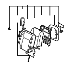 71430AE210B1 - Body: Seat Back Assembly for Toyota: Sienna Image