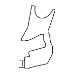 716290E010C0 - : Hinge Cover for Toyota: Highlander Image