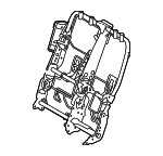 710170E170 - Body: Seat Back Frame for Toyota: Highlander Image